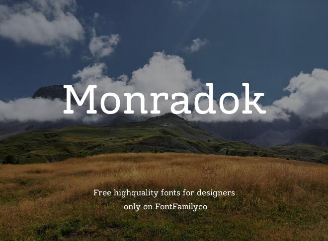 Monradok Font