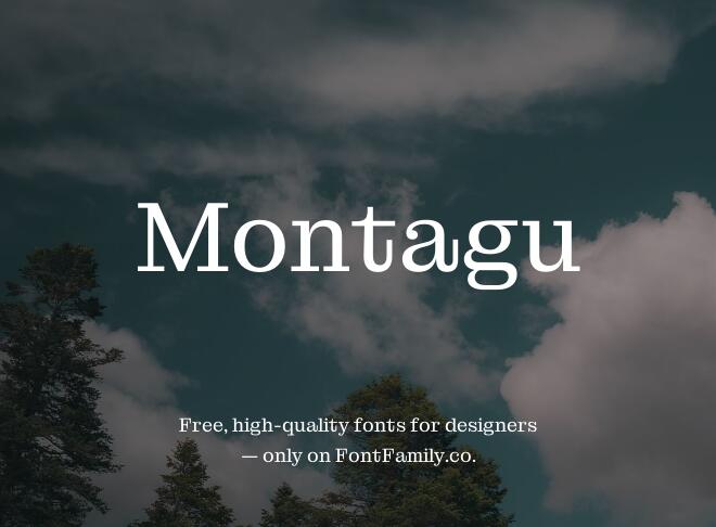 Montagu Font