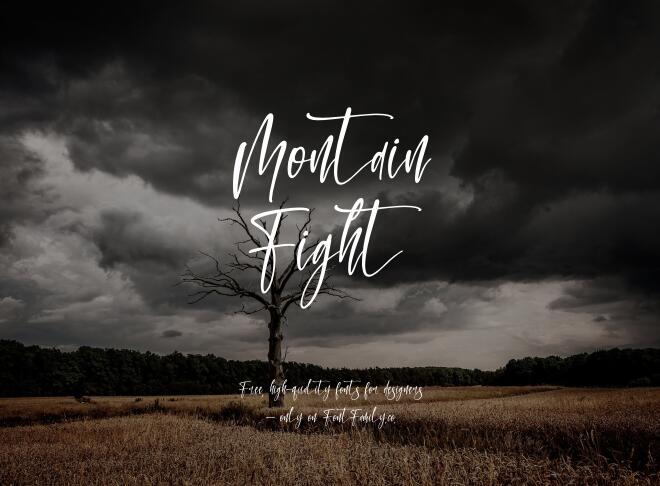 Montain Fight Font