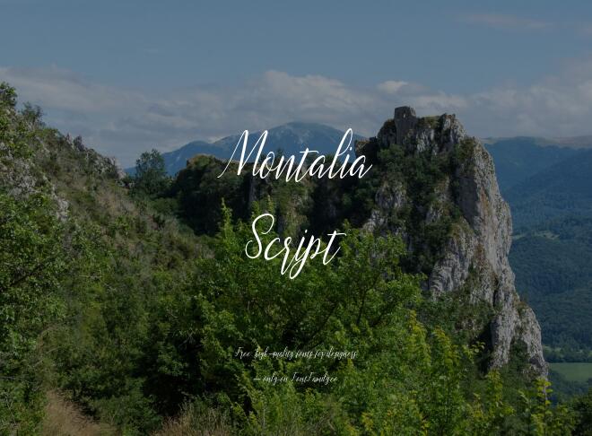 Montalia Script Font