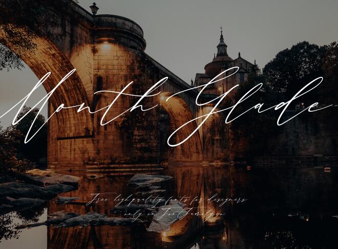 Month Glade Font