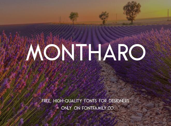 Montharo Font