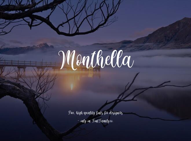 Monthella Font