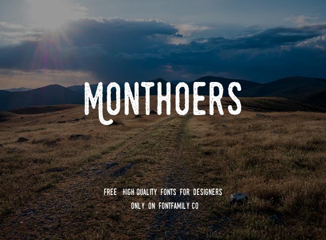 Monthoers Font