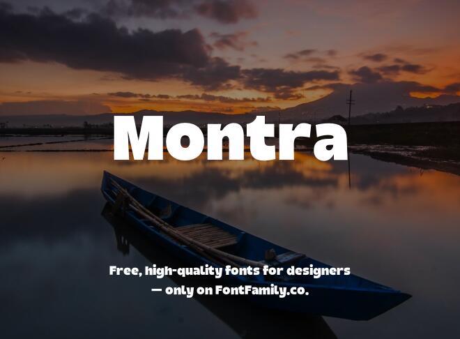 Montra Font