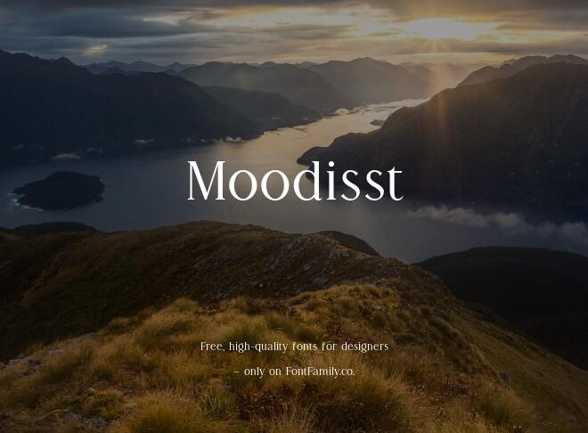 Moodisst Font