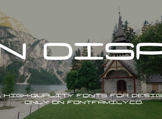 Moon Display Font