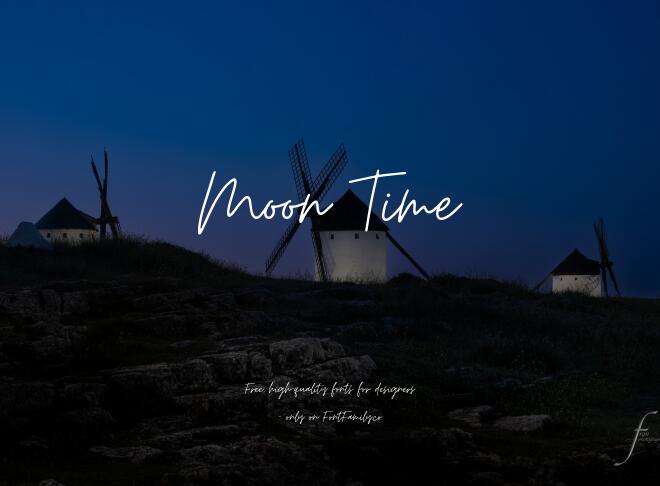 Moon Time Font