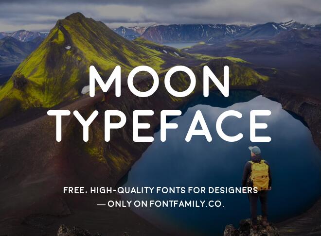 Moon Typeface Font