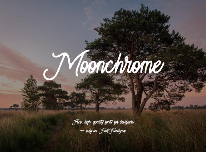 Moonchrome Font