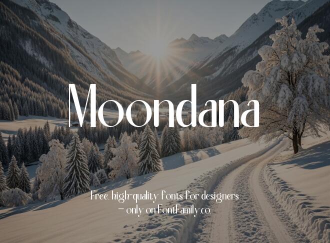 Moondana Font