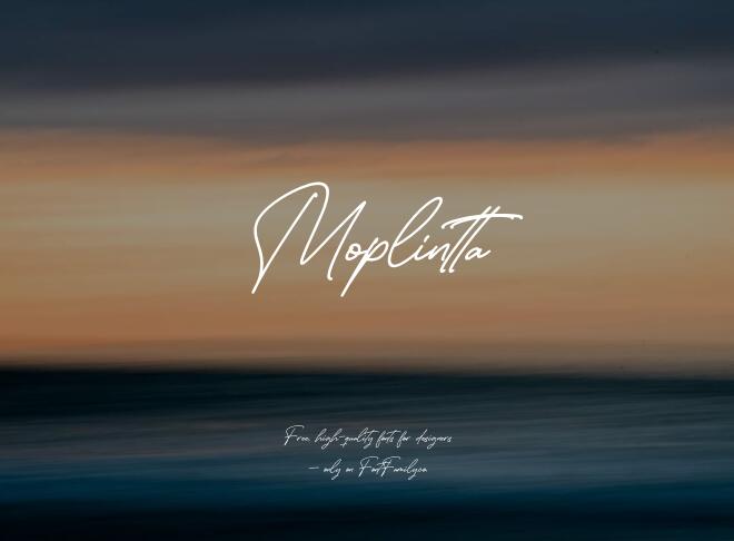 Moplintta Font
