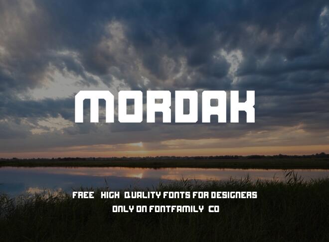 Mordak Font