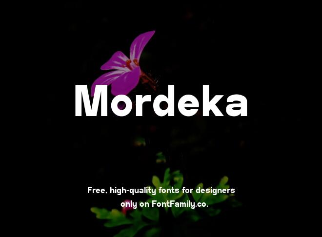 Mordeka Font