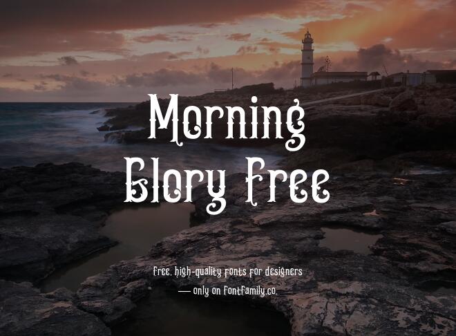 Morning Glory Free Font