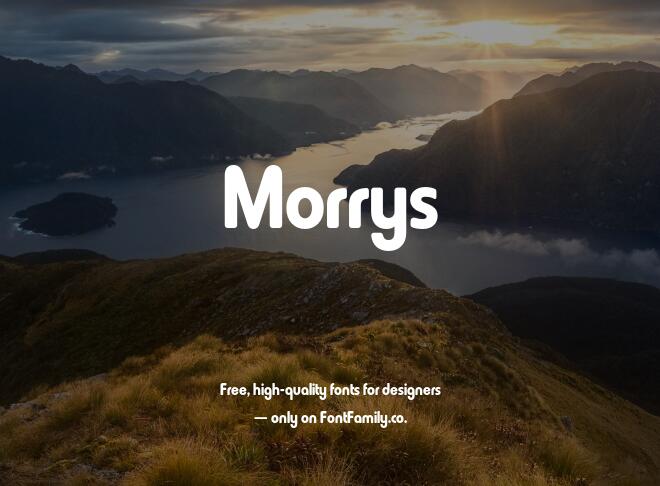 Morrys Font