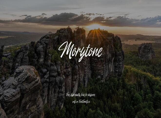 Morytone Font