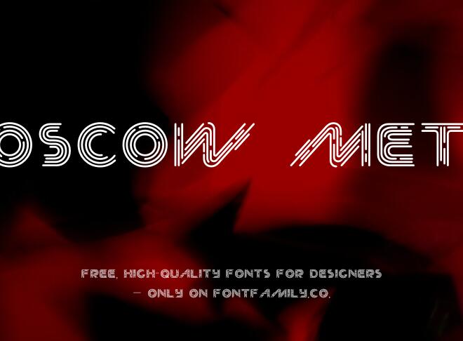 Moscow Metro Font