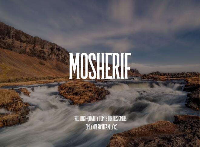 Mosherif Font