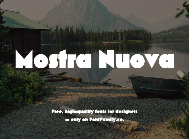 Mostra Nuova Font