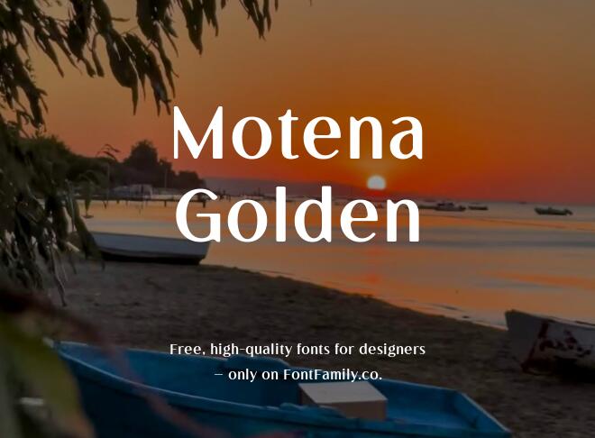 Motena Golden Font