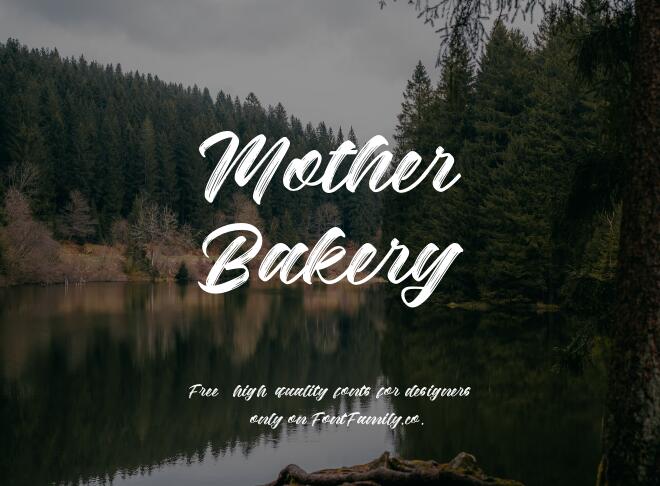 Mother Bakery Font
