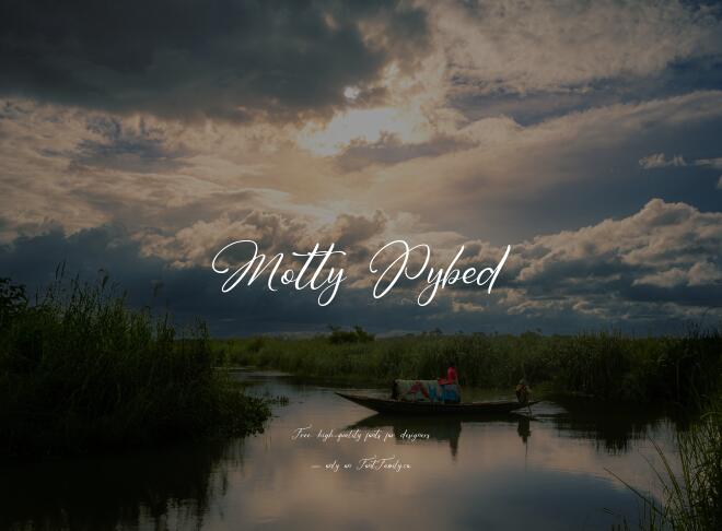 Motty Pybed Font