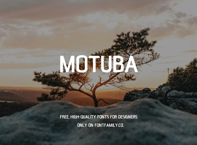 Motuba Font