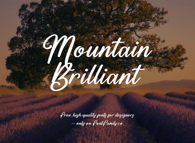 Mountain Brilliant Font