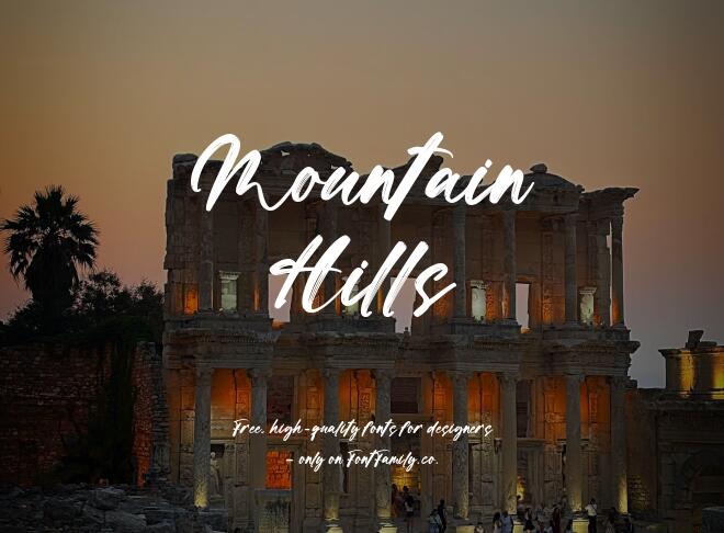 Mountain Hills Font