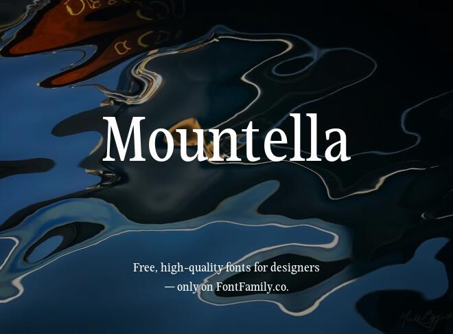 Mountella Font