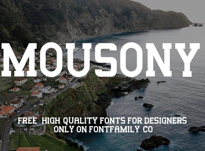 Mousony Font