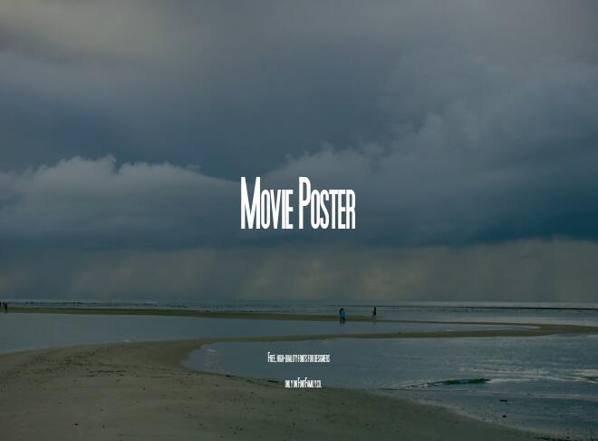 Movie Poster Font