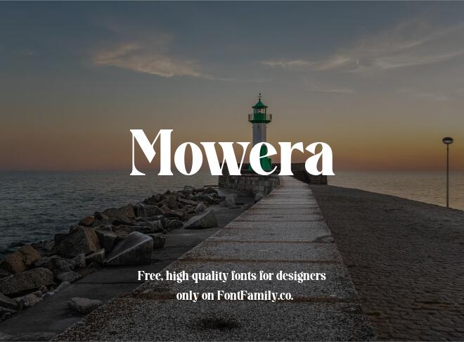 Mowera Font
