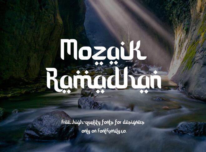 Mozaik Ramadhan Font