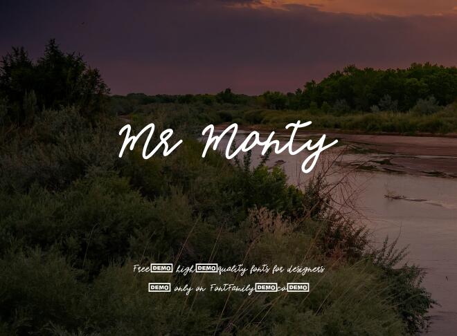 Mr Monty Font