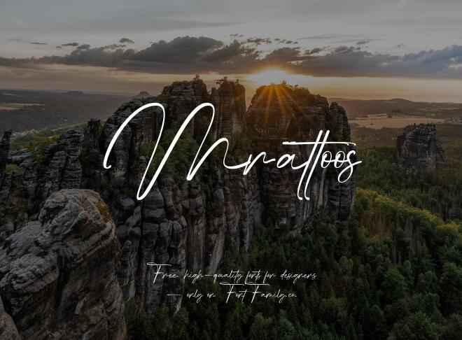 Mrattoos Font