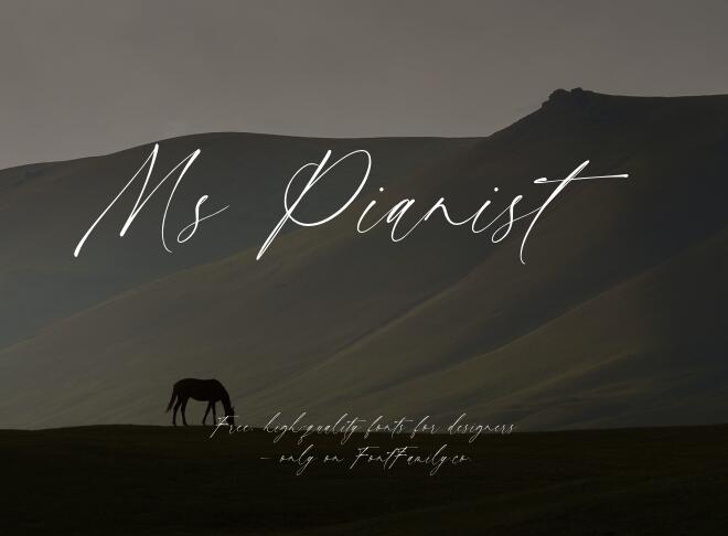 Ms Pianist Font