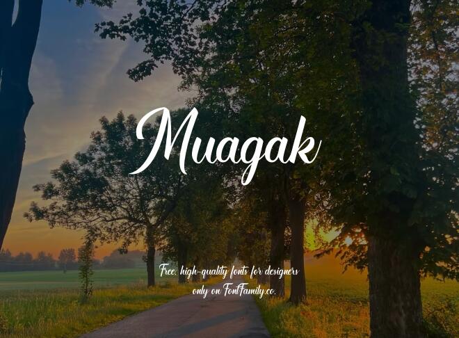 Muagak Font