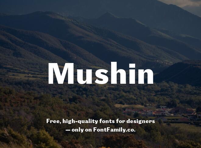 Mushin Font