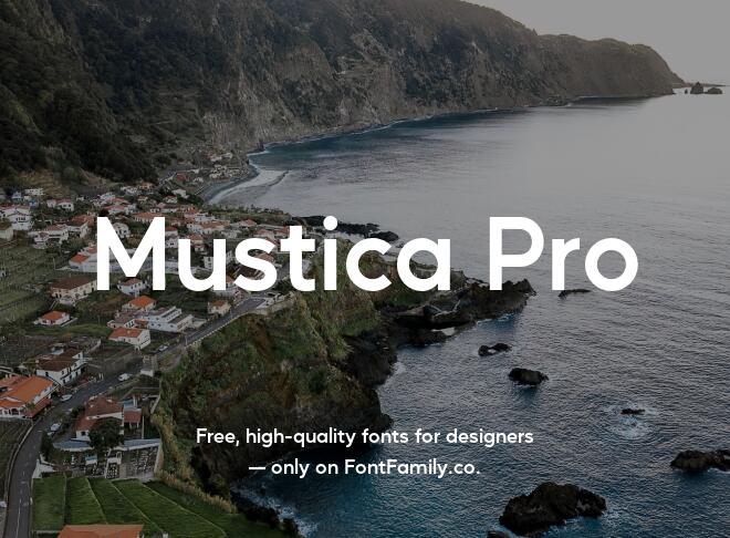 Mustica Pro Font