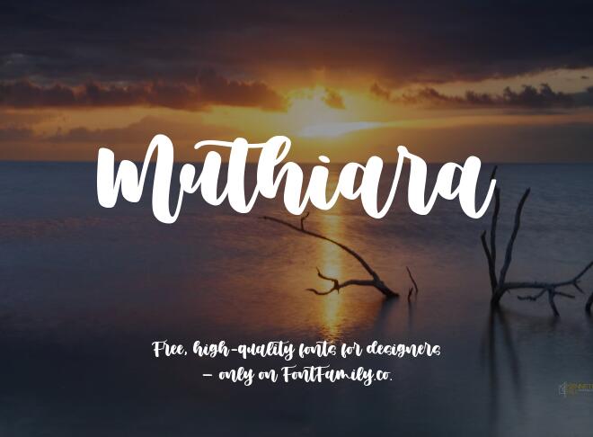 Muthiara Font