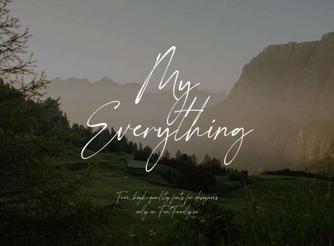 My Everything Font
