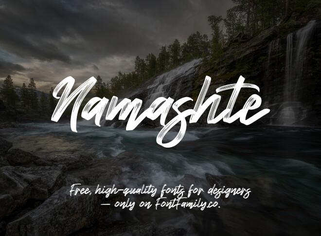Namashte Font