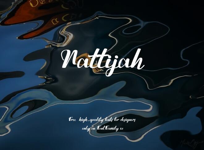 Nattijah Font