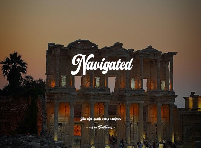 Navigated Font