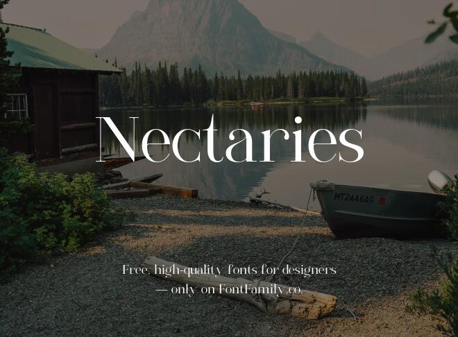 Nectaries Font