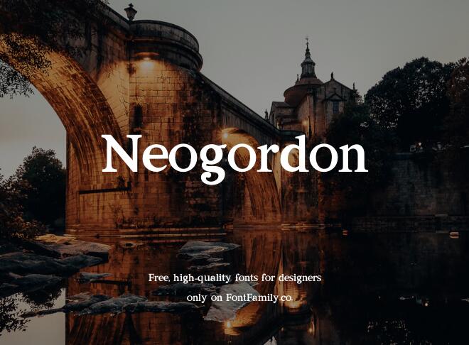 Neogordon Font