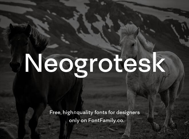 Neogrotesk Font
