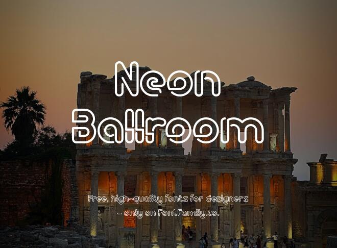 Neon Ballroom Font